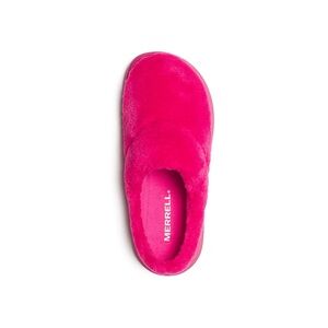 Merrell Vibrant Pink Fuzzy Slippers
